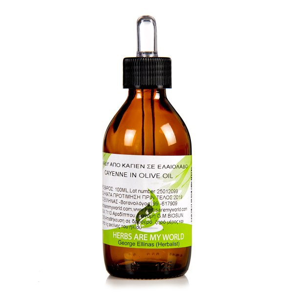 CAYENNE PEPPER IN OLIVE OIL