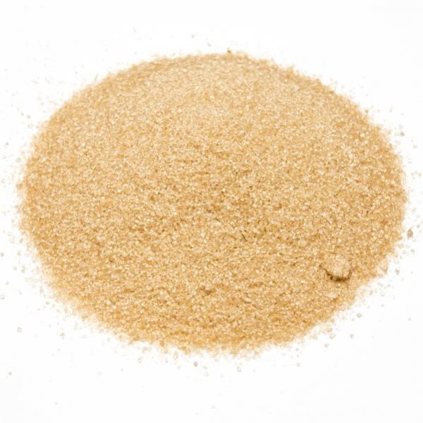 Raw brown cane sugar Demerara