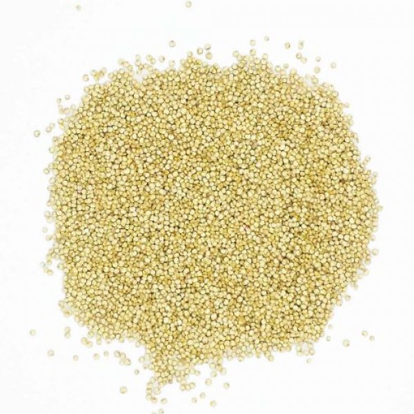 Organic white quinoa seeds