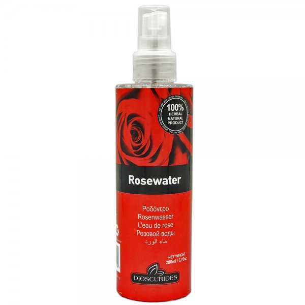 Rosewater Face tonic (Discurides) (200ml)