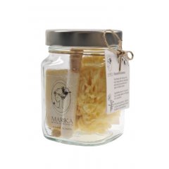 CHAMOMILE & CALENDULA Vase with sea sponge and bath salts