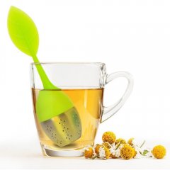 Green leaf tea infuser