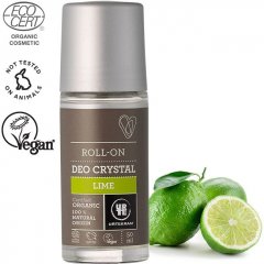 Organic deo crystal deodorant roll-on Lime (50ml)