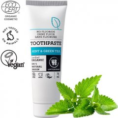 Organic Mint & Green tea toothpaste (Urtekram 75ml)