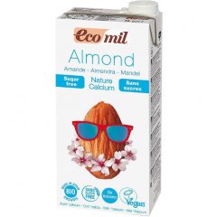 Organic almond milk sugar-free with added calcium (1lt)